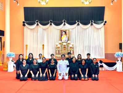 ร่วมพิธีบำเพ็ญกุศล สวดพระอภิธรรม อุทิศถวายพระราชกุศล ... พารามิเตอร์รูปภาพ 1