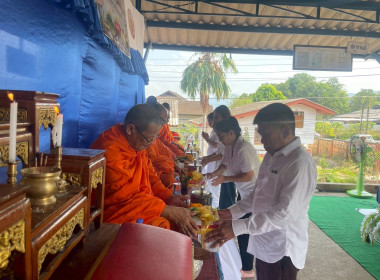 พิธีทำบุญสำนักงานและพิธีบวงสรวงศาลพระภูมิและศาลเจ้าที่ ... พารามิเตอร์รูปภาพ 9